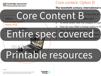 Cambridge IGCSE History B