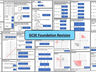 GCSE Maths Foundation Revision