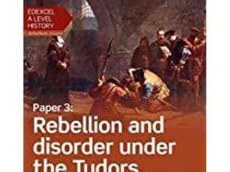 Tudor Rebellions BS1: The role of monarchy, nobility and gentry in Tudor society