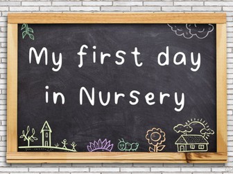 My First Day in Nursery Printable Sign – Keepsake Photo Prop for EYFS Teachers