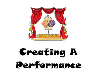 Creating a Performance Project - KS3 (Socially Distanced)