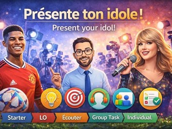 Présente ton idole !  Present your idol!