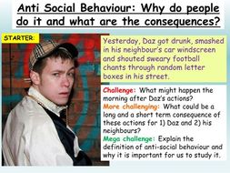 anti social behaviour case study