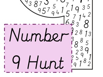 Number 9 Hunt EYFS