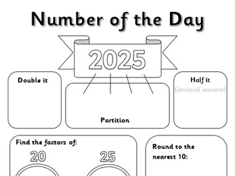 Number of the Day - 2025