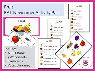 Fruit EAL Newcomer Activity Pack