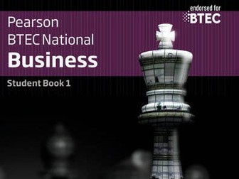 Unit 3 Personal & Business Finance, Level 3 BTEC Business