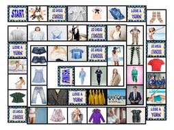 Clothing and Fashion Board Game