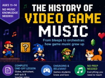 A complete one-off music lesson on the history of video game music