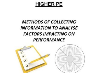 Higher PE Data Collection Revision Book