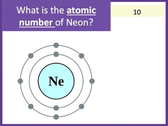 AQA C2 Bingo revision - Atoms, compounds and isotopes