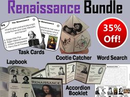 Renaissance Task Cards and Activities Bundle