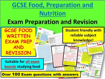 GCSE Food Revision - Mock Questions with Model Answers