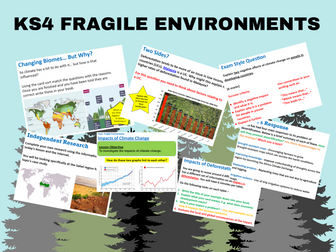 iGCSE Fragile Environments