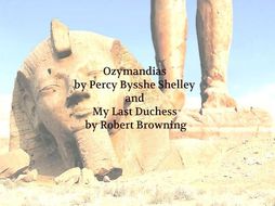 compare my last duchess and ozymandias essay