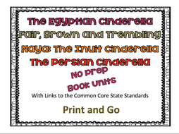 Cinderella Bundle 1: Egyptian; Fair, Brown and Trembling; Naya: The Inuit Cinderella & Persian Cinderella