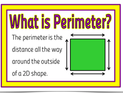 maths understanding and calculating perimeter 3 lessons by