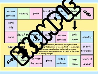 Proper Noun Board Game