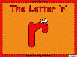 The Letter 'r' | Teaching Resources