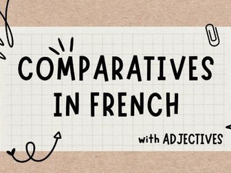 French Comparatives (ppt)
