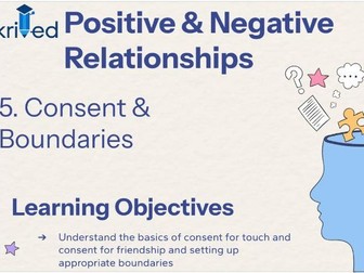 Consent & Boundaries – Year 8 PSHE Lesson on Respect and Personal Space