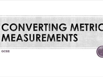 METRIC MEASUREMENT