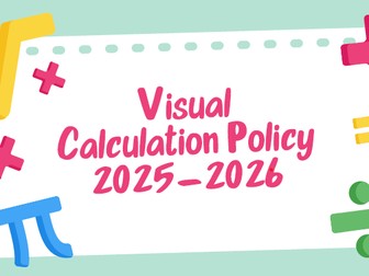 NCETM Visual Calculation Policy