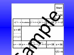 Radical Equations 1 – Math Puzzle