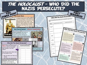 Holocaust L2 - Who Did the Nazis Persecute?