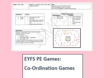 EYFS PE Games: Co-Ordination