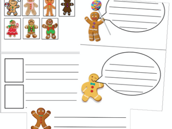 The Gingerbread Man Writing Formats