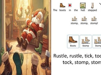 Wake up Santa. Interactive sound story.
