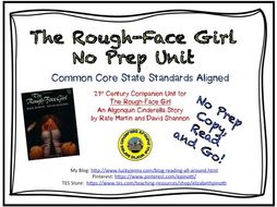 No Prep Book Unit for "The Rough-Face Girl"