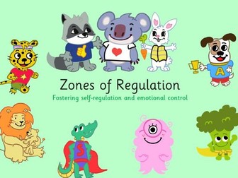 Zones of Regulation - Primary School Lessons (Presentations and Lesson Plans)