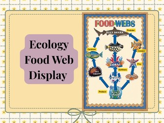 Food Web Display Digital pack