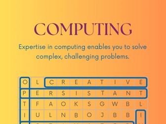 Computer Science Posters - Positive words
