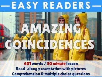 Comprehension - Unbelievable Coincidences - PowerPoint & Worksheet