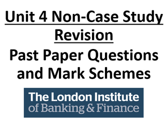 LIBF DipFS Unit 4 (SFS) Past Exam Paper Question + Mark Scheme REVISION PACK