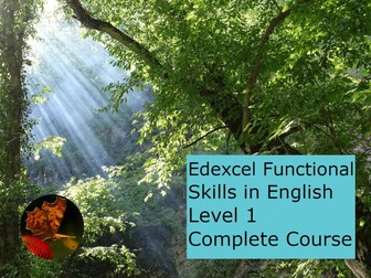 Edexcel Functional Skills in English: Level 1  - Complete Course NEW