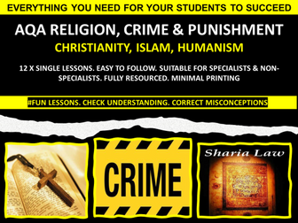 AQA RELIGION, CRIME AND PUNISHMENT