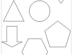 Shapes for teaching half and quarter fractions | Teaching Resources