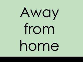 Sustainability - Away from home