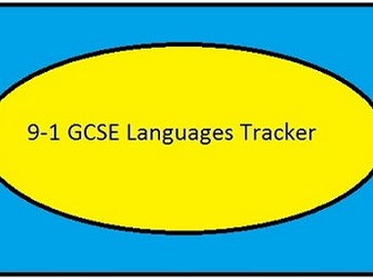 9-1 KS4 GCSE Languages Tracker