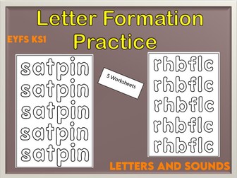 Letter Formation  Letters and Sounds