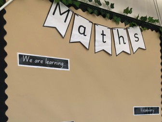 Classroom bunting