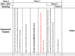 AFL Reading Tracking Sheet
