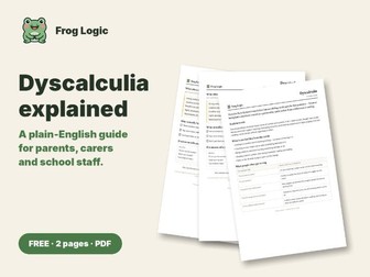 Dyscalculia Explained: Guide for Parents