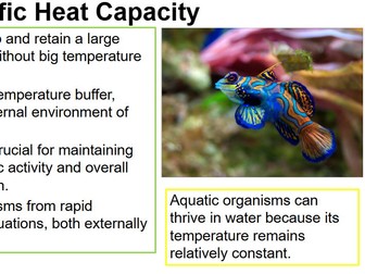 AS Biology - Water - Edexcel B - Exam Questions
