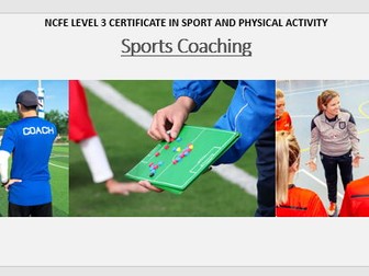 NCFE Level 3 in Sport and Physical Activity (Sports Coaching route)