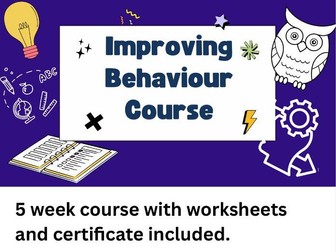Improving Behaviour Course